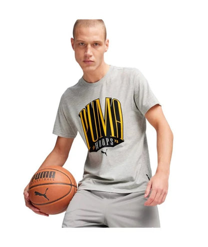 PUMA TSA TEE 1 LIGHT GRAY HEATHER 624819-01