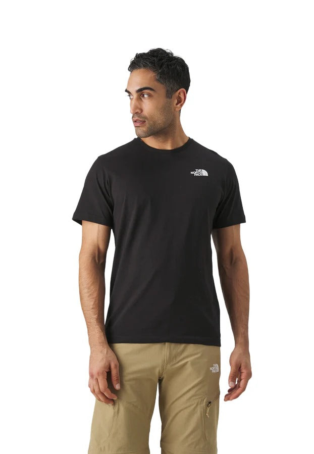 THE NORTH FACE M S/S REDBOX TEE TNF BLACK/OPTIC EMERALD NF0A87NPYQI1