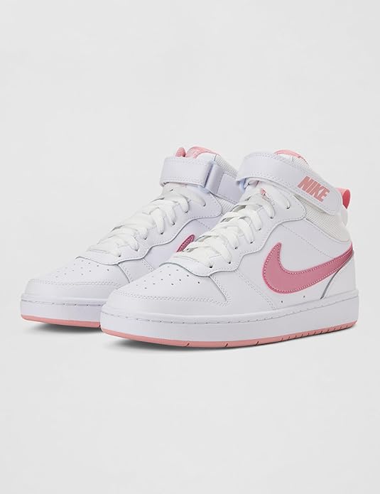 NIKE COURT BOROUGH MID 2 WHITE/PINK GLAZE CD7782-105