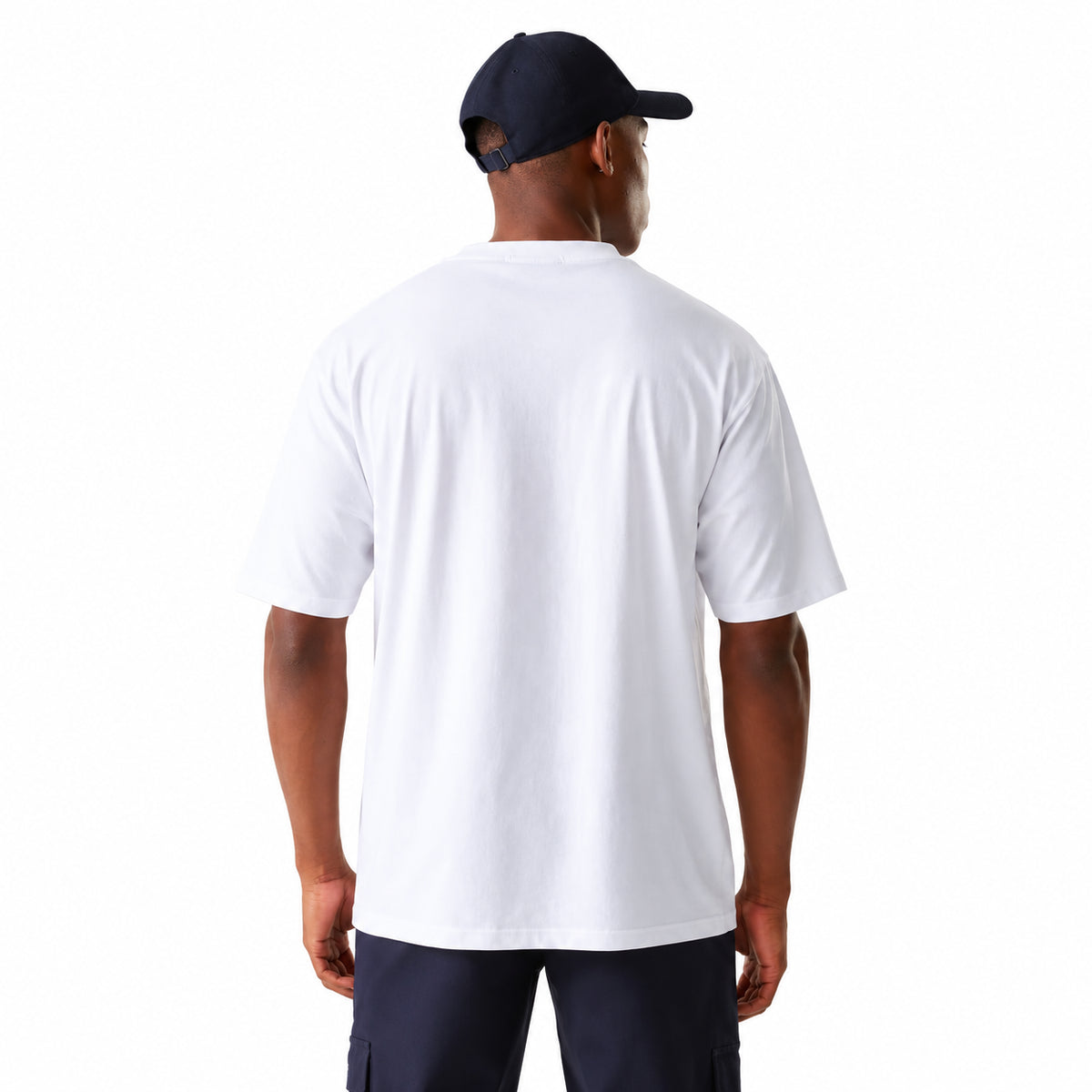 New Era New York Yankees MLB League T-Shirt Oversize Uomo Maglietta Manica Corta in Cotone Bianco White S-XL 60675748