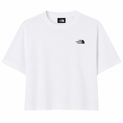 The North Face W Evolution Dome Crop SS Tee White