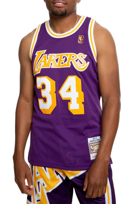 Mitchell & Ness NBA SWINGMAN ROAD JERSEY LAKERS 1996 SHAQUILLE O'NEAL SMJYGS18178-LALPURP96SON