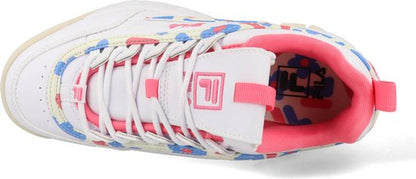 FILA DISRUPTOR F KIDS WHITE-PINK LEMONADE FFK0115-13306