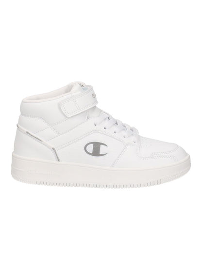 CHAMPION RD18 2.0 MID G GS MID CUT SHOE WHT/SILVER S32680-WW021