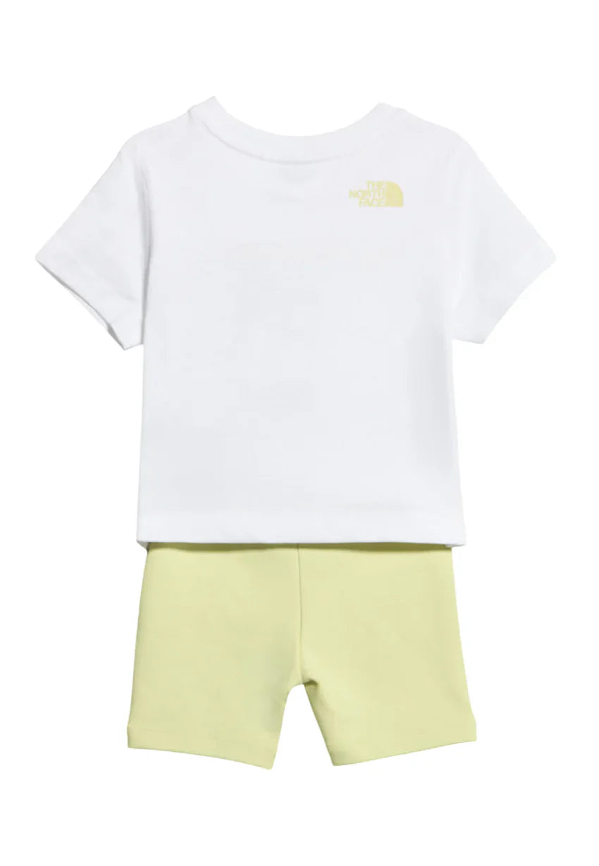THE NORTH FACE KID BUBBLE LOGO REG LEGGING SET TNF WHITE/LEMON MIST NF0A8G1KN8B1