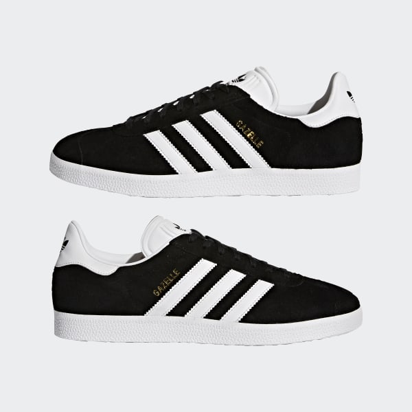 ADIDAS GAZELLE CBLACK/WHITE/GOLDMT BB5476