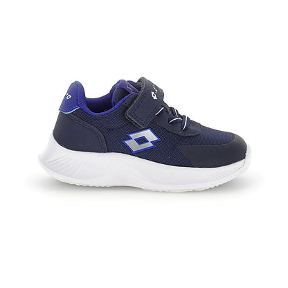 Lotto Run 95 AMF INF S Scarpe Running Bambino Primi Passi in Mesh Blu Dress Blue Silver Pacific Blue Taglie 24-26 224617-1IH