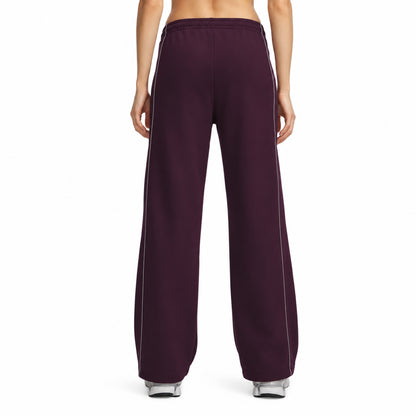 Under Armour Rival Shimmer Pant Da donna 6013561-526 – Viola, pantaloni wide leg in cotone con effetto shimmer per look sportivi e casual, ogni giorno