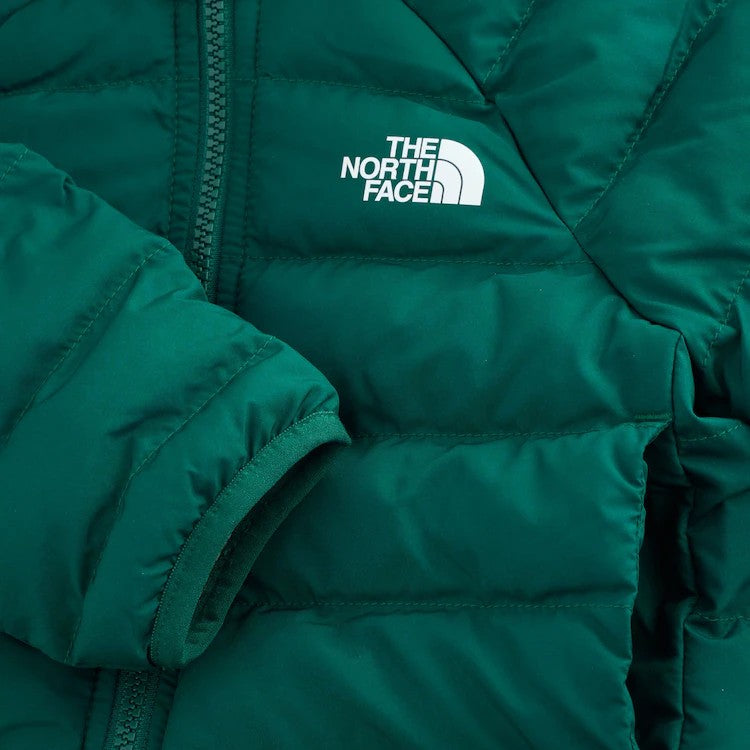 The North Face Kids Reversible Perrito Giacca Imbottita Reversibile con Cappuccio Bambino Unisex Verde Pacific Teal Taglie 3-7 Anni NF0A88VJN4J1