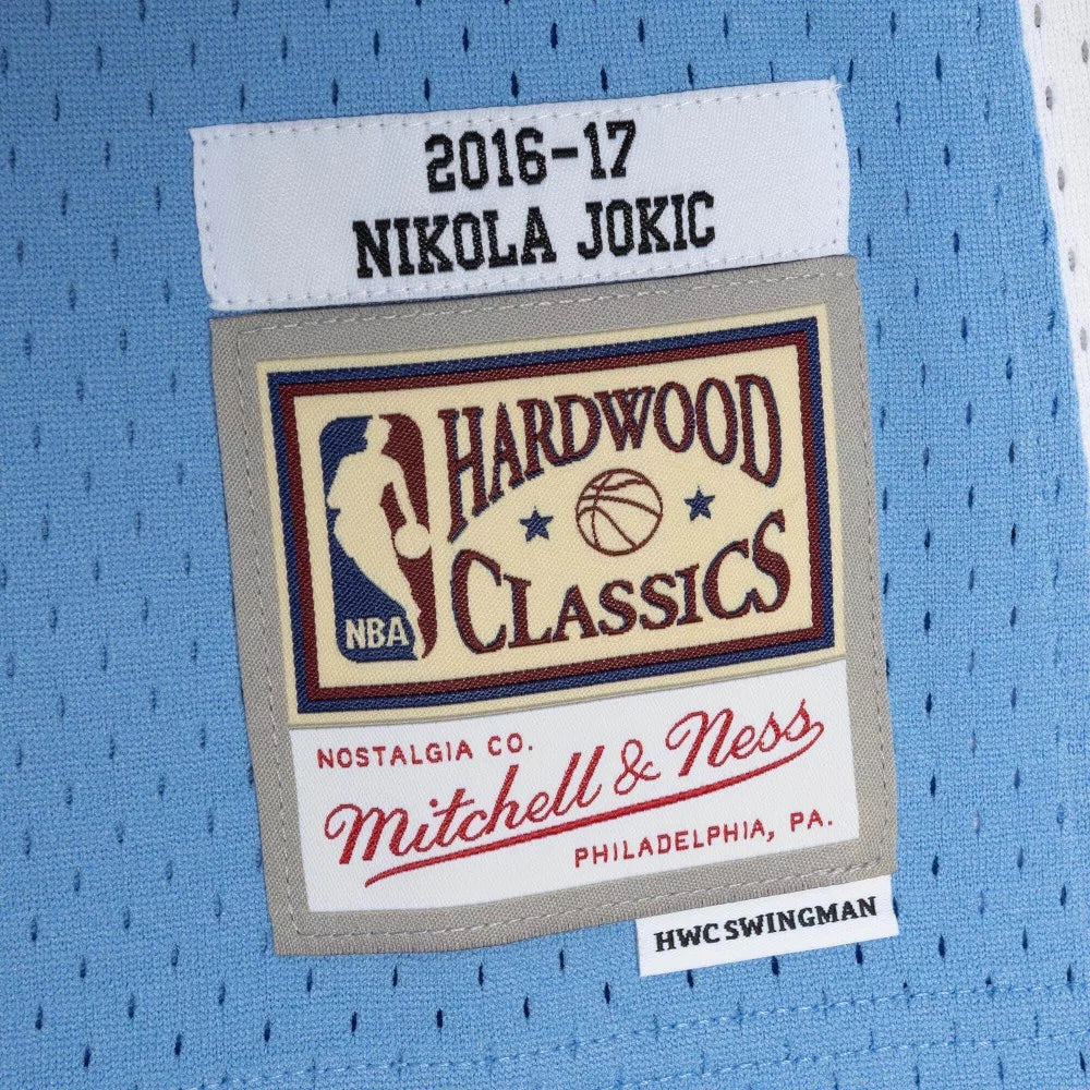Mitchell & Ness NBA ROAD JERSEY NUGGETS 2016 NIKOLA JOKIC SMJY4448-DNU16NJOCLBL