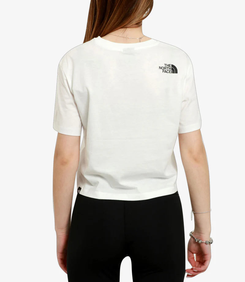 THE NORTH FACE W SS EASY RELAXED CROPPED TEE TNF WHITE NF0A8A6HFN41