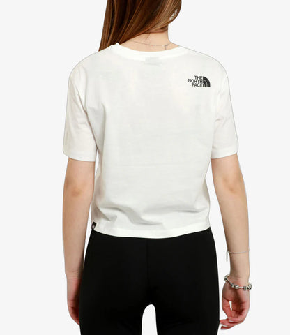 THE NORTH FACE W SS EASY RELAXED CROPPED TEE TNF WHITE NF0A8A6HFN41