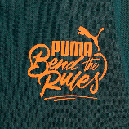 PUMA MID90S LAYERED HOODIE FL B GREEN 688473-75