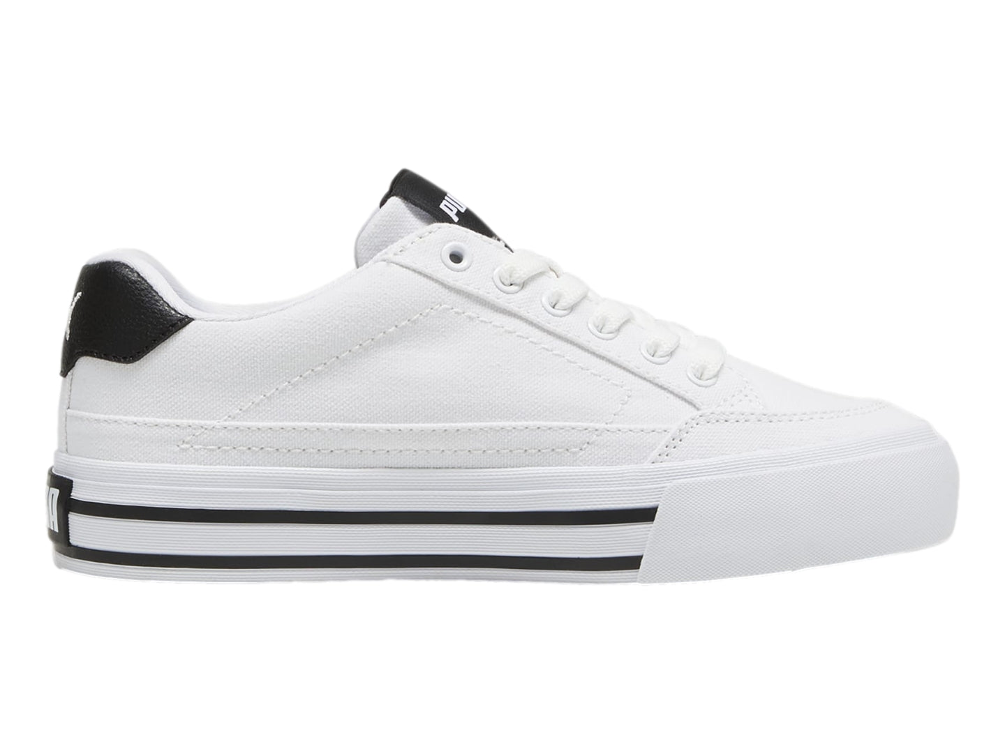PUMA COURT CLASSIC VULC FS JR WHITE-BLACK 396558-02