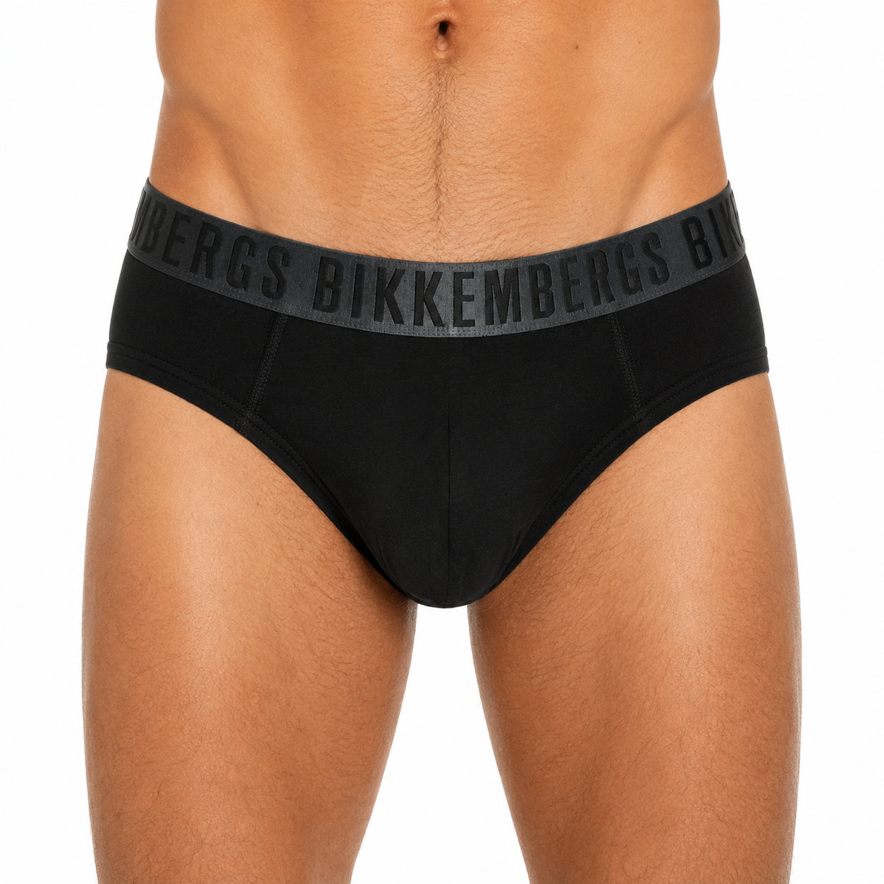 Bikkembergs Slip BKK004T | Intimo Uomo Confezione da 3 | Nero/Grigio/Blu