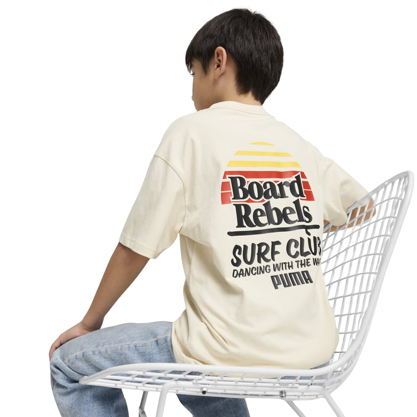 PUMA MID90S GRAPHIC TEE IV B WHITE 685153-87