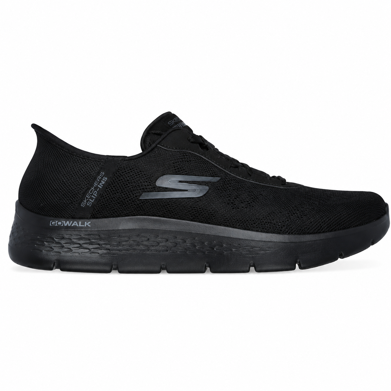 Skechers Go Walk Flex Smoot – Scarpa Walking Uomo Slip-Ins | Nero