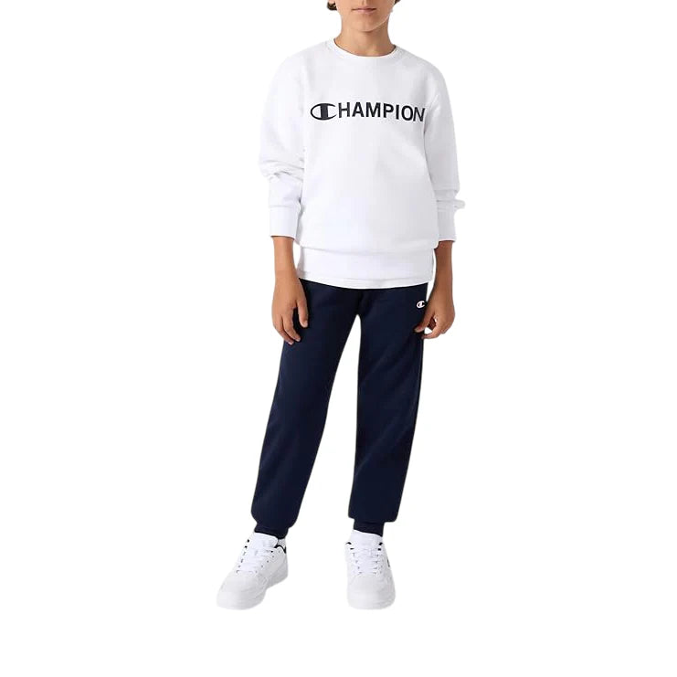 CHAMPION CREWNECK SWEATSUIT WHT/NNY 307263-WW001