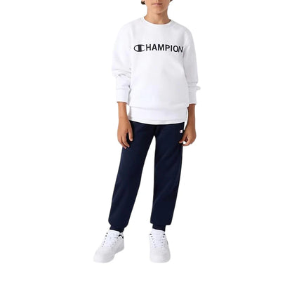 CHAMPION CREWNECK SWEATSUIT WHT/NNY 307263-WW001