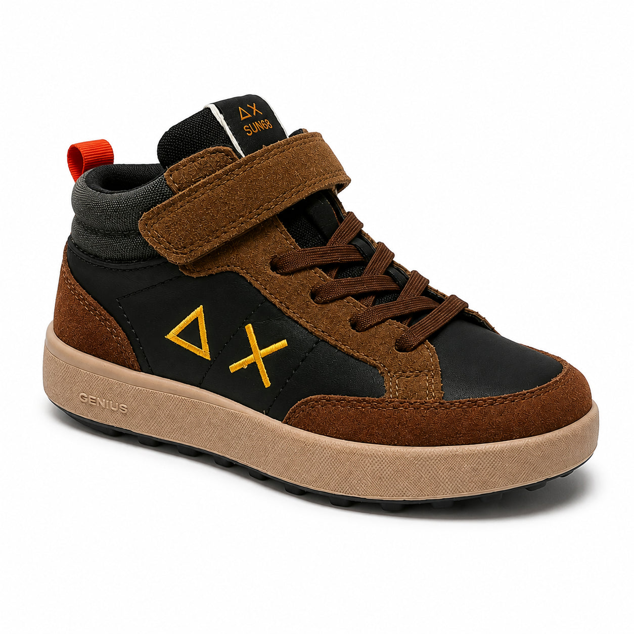 Sun68 Boy's Genius Midi Kid Z46335K – Stivaletto Bimbo