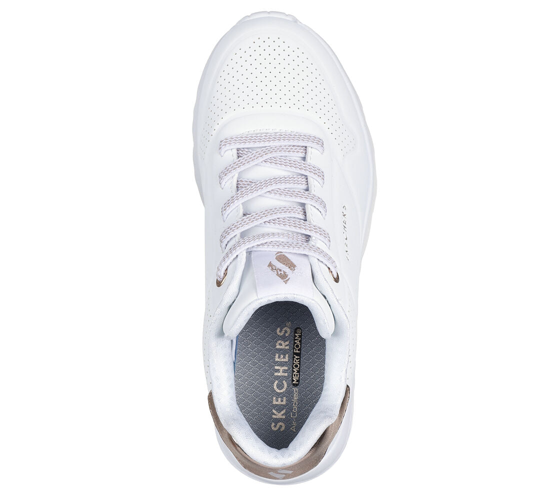 SKECHERS UNO LITE-METALLIC MO 310384L-WHT