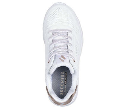 SKECHERS UNO LITE-METALLIC MO 310384L-WHT