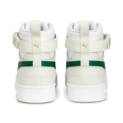 PUMA RBD Game PUMA White-Vine-Vapor Gray-PUMA Gold scarpe basket uomo bianco 385839-10