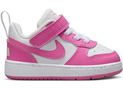 NIKE COURT BOROUGH LOW RECRAFT WHITE/LASER FUCHSIA DV5458-123