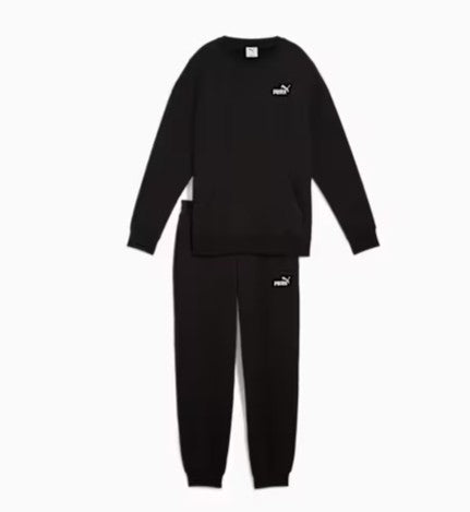 PUMA SWEAT SUIT RELAXED FL CL BLACK 688160-01