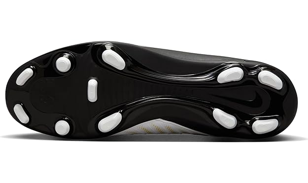 NIKE PHANTOM GX II CLUB FG/MG WHITE/BLACK-MTLC GOLD COIN FJ2557-100