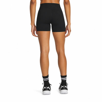 Under Armour Motion Middy 6013790-008 2000001080276 – Pantaloncini Donna Neri in Tessuto Tecnico Traspirante per Sport, Allenamento, Fitness e Tempo Libero, Abbigliamento Sportivo