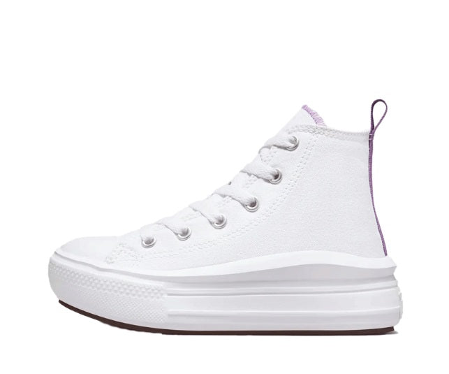 CONVERSE CTAS MOVE HI WHITE/PIXEL PURPLE/WHITE A03669C