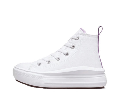 CONVERSE CTAS MOVE HI WHITE/PIXEL PURPLE/WHITE A03669C