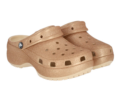 Crocs Classic Platform Glitter Clg W 207241-SHIT