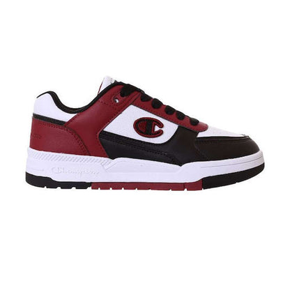 CHAMPION RD18 HERITAGE B GS LOW CUT SHOE NBK/WHT/BURGUNDY S32816-KK005