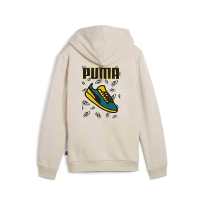 PUMA ESS+ LOGO LAB HOLIDAY HOODIE II FL B DESERT DUST 628018-68