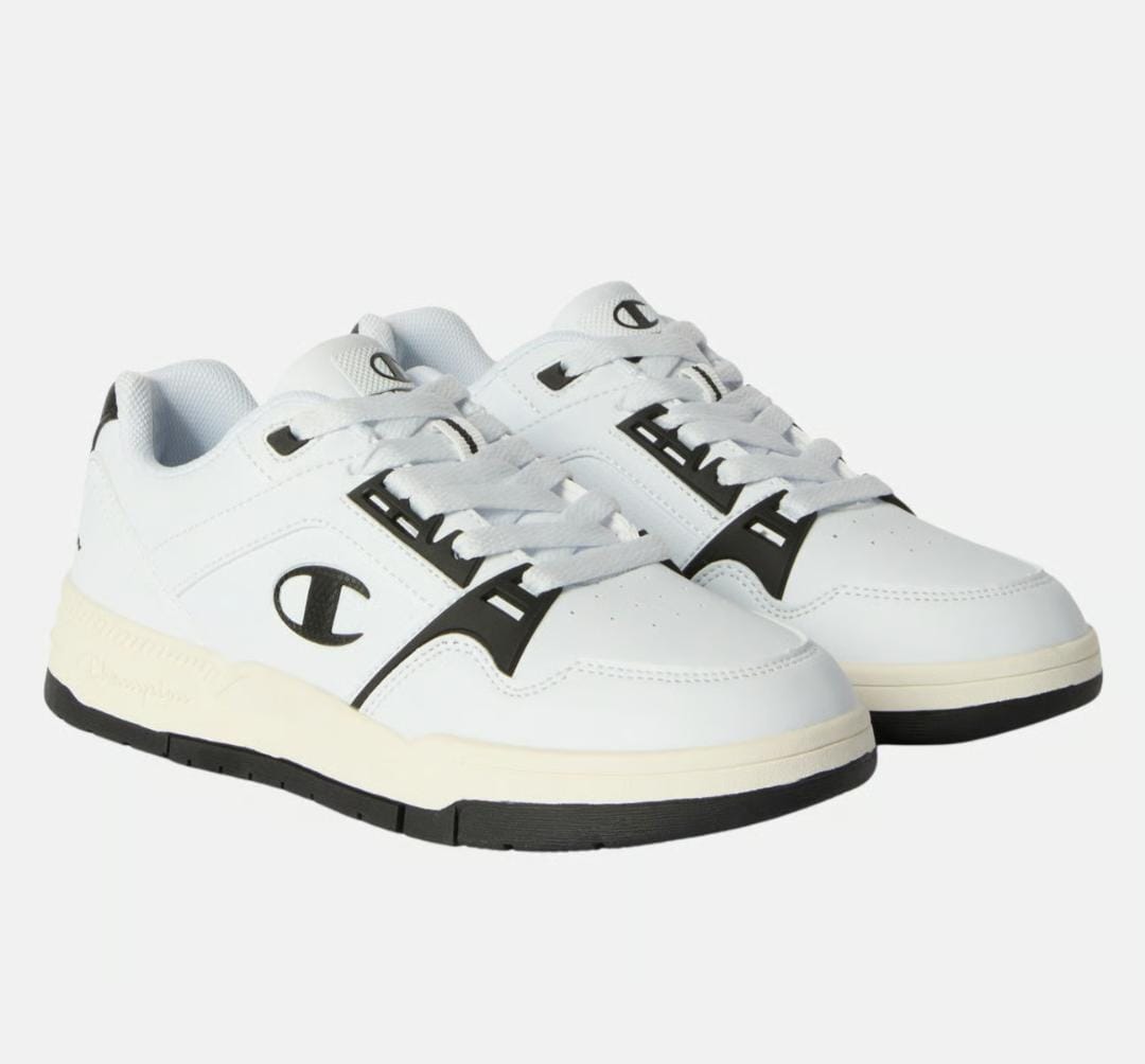 CHAMPION RD18 HERITAGE EVOLVE B GS LOW CUT SHOE WHT/NBK/NATL S33216-WW015