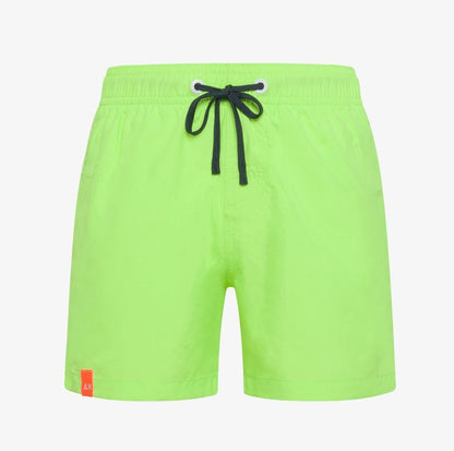 Sun68 BOY'S SWIM PANT BIG LOGO ON BACK	GIALLO FLUO H34317-63