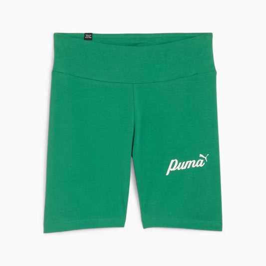 PUMA ESS+ 7" SCRIPT SHORT TIGHTS ARCHIVE GREEN 679678-86