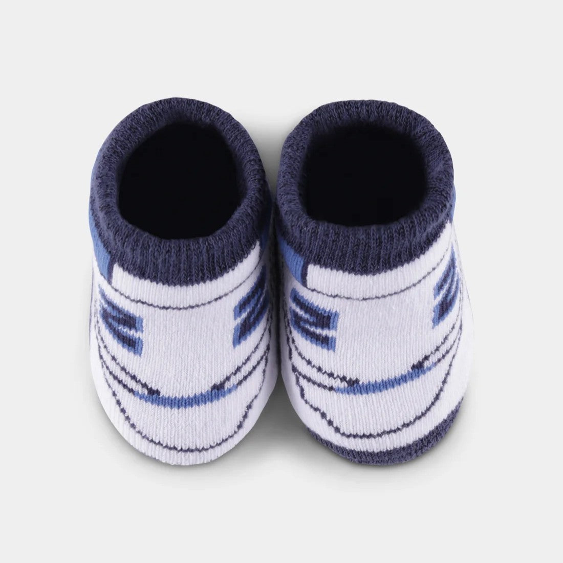 New Balance Classics 2 Pack Bootie Set LAKB0104-NNY | Neonato | Blu