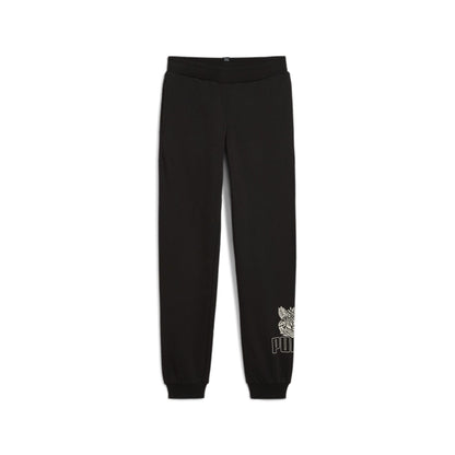 PUMA ESS+ TROPICAT SWEATPANTS FL G PUMA BLACK 681829-01