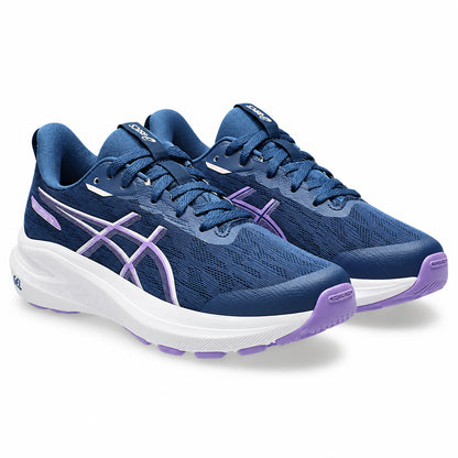 Asics Scarpe da Running Bambino Asics GT-1000 14 GS (1014A382-405) – Independence Blue/Faded Plum 1014A382-405 – foto 3