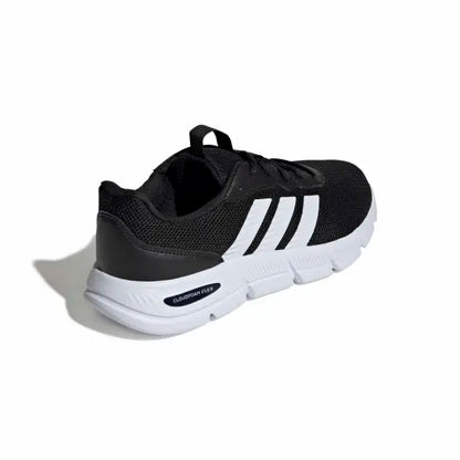 Adidas Cloudfoam Flex Laces HQ4854 – Nero/Bianco, scarpe uomo in mesh, modello corsa con lacci per completare il tuo abbigliamento e lo stile sportivo