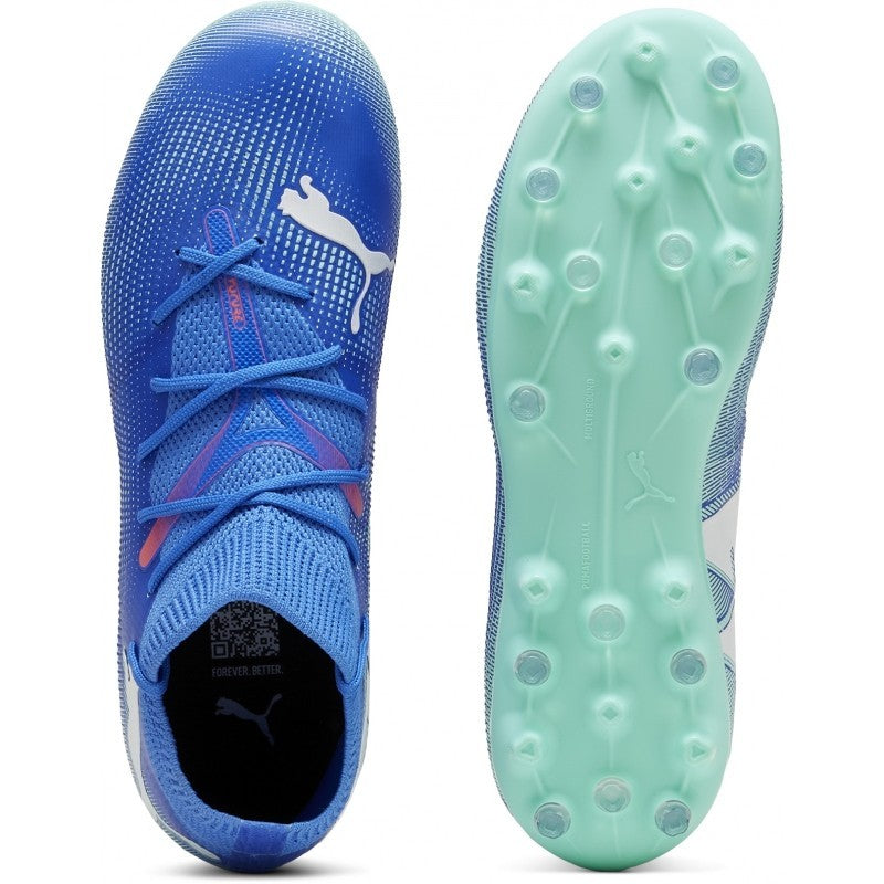 PUMA FUTURE 7 MATCH MG JR BLUEMAZING-PUMA WHITE-ELECTRIC PEPPERMINT 107946-01