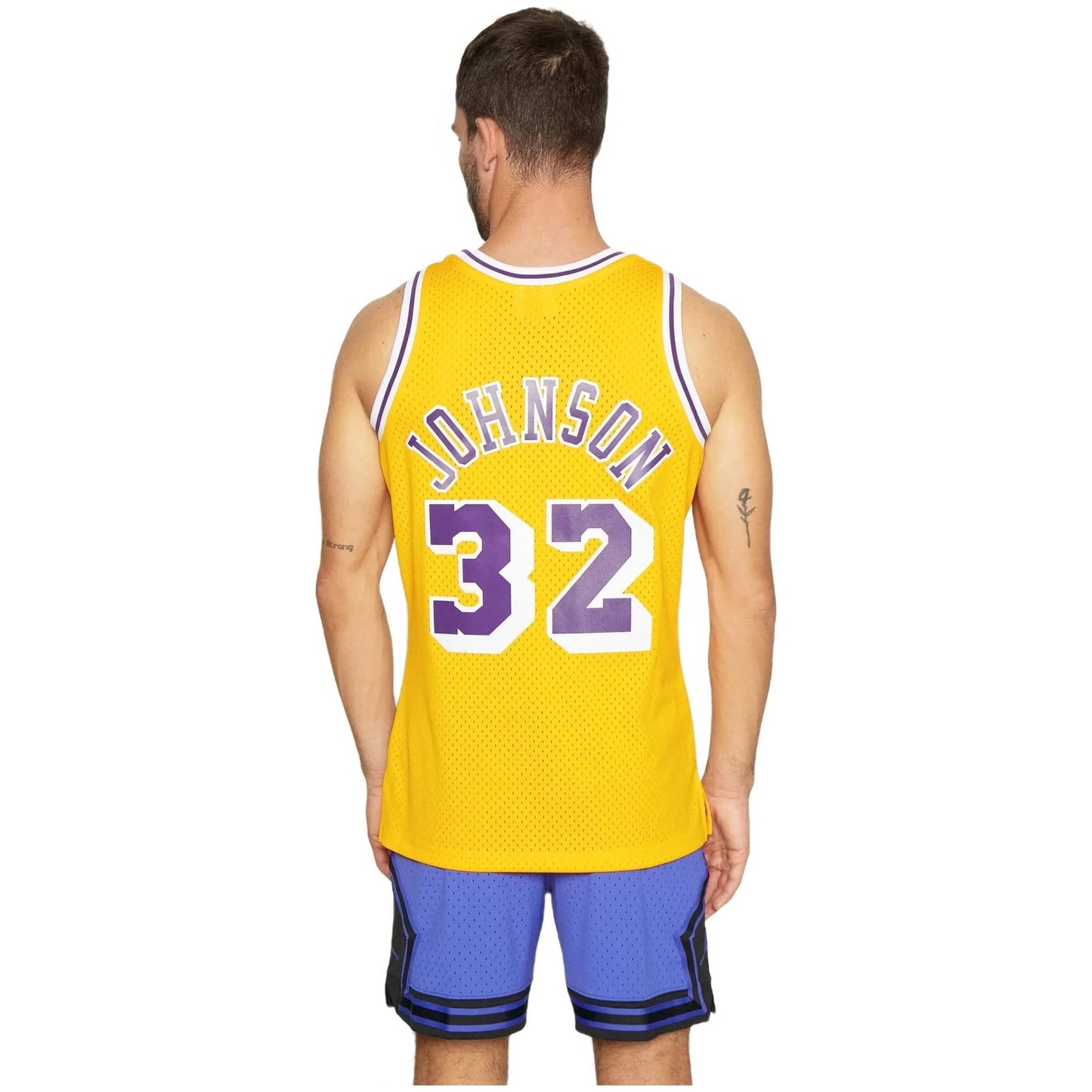 Mitchell & Ness NBA SWINGMAN HOME JERSEY LAKERS 1984 MAGIC JOHNSON SMJYGS18175-LALLTGD84EJH