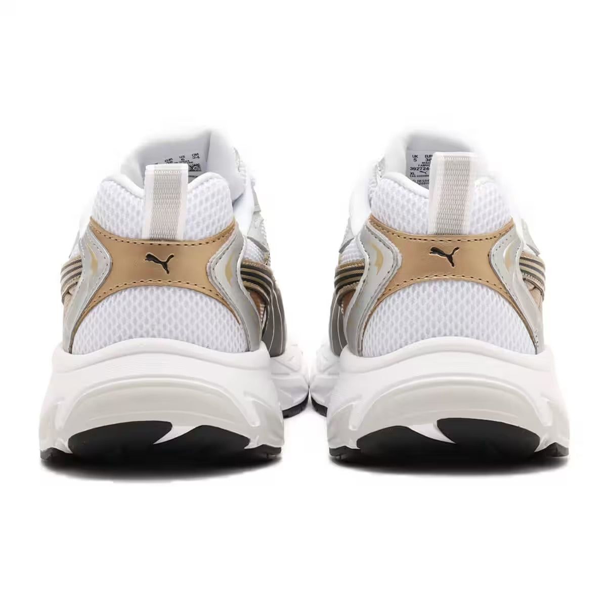 PUMA MORPHIC WHITE-GOLD-SILVER 392724-25