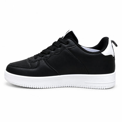 Lotto Cavaliers AMF JR Sneakers Ragazzo Ragazza Unisex in Pelle Sintetica Nero Bianco Taglie 36-40 223813-2LJ