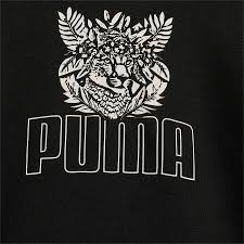 PUMA ESS+ TROPICAT HOODIE FL G PUMA BLACK 681827-01