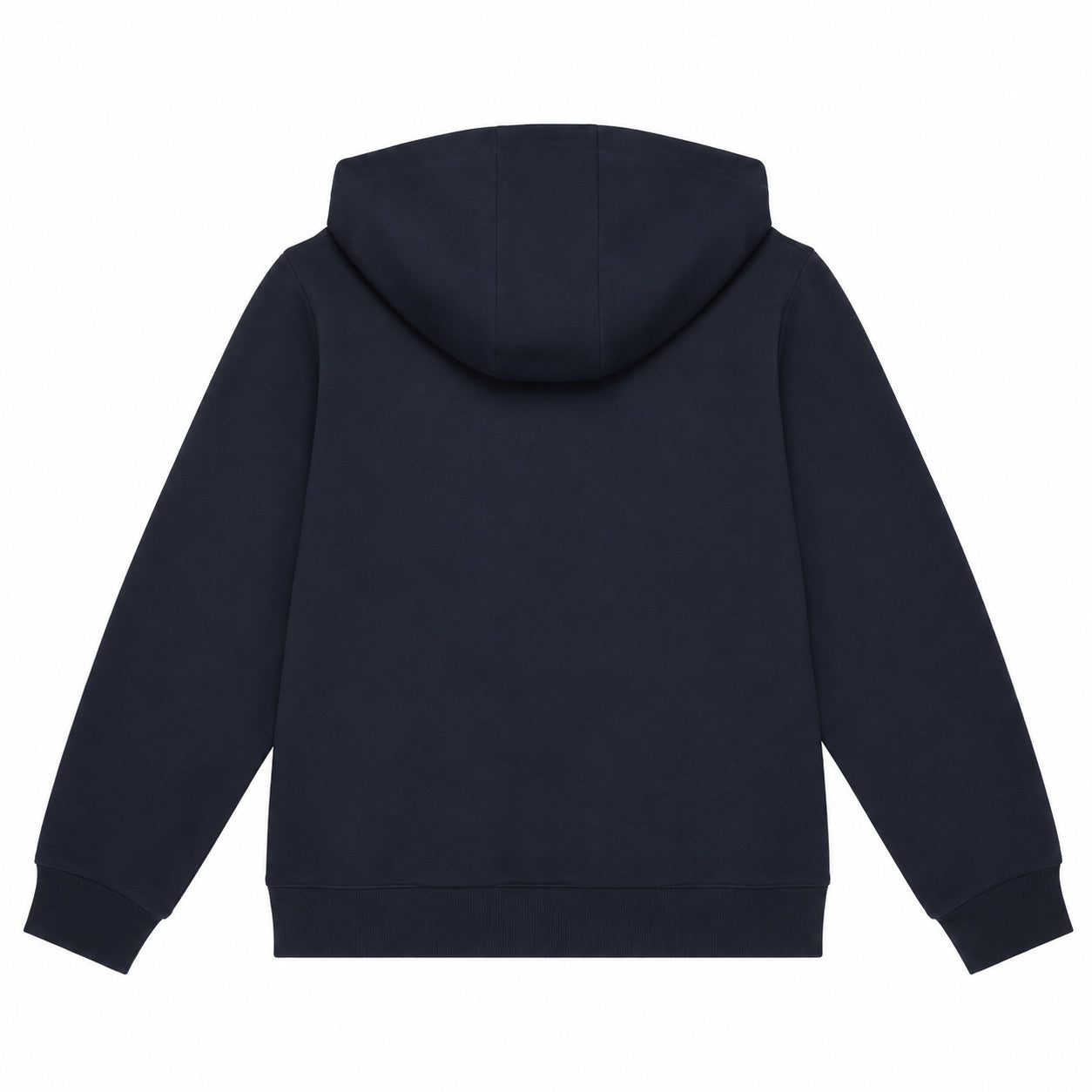 EA7 Felpa blu scuro con cappuccio, chiusura con cerniera e tasche frontali, ideale per un abbigliamento quotidiano comodo, pratico e versatile. 7B000064-UB102