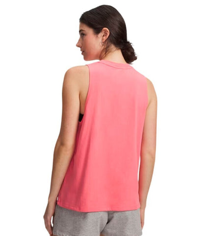 Under Armour Rival Muscle Tank – Canotta donna rosa (Bittersweet Pink) in cotone – 1383659-600